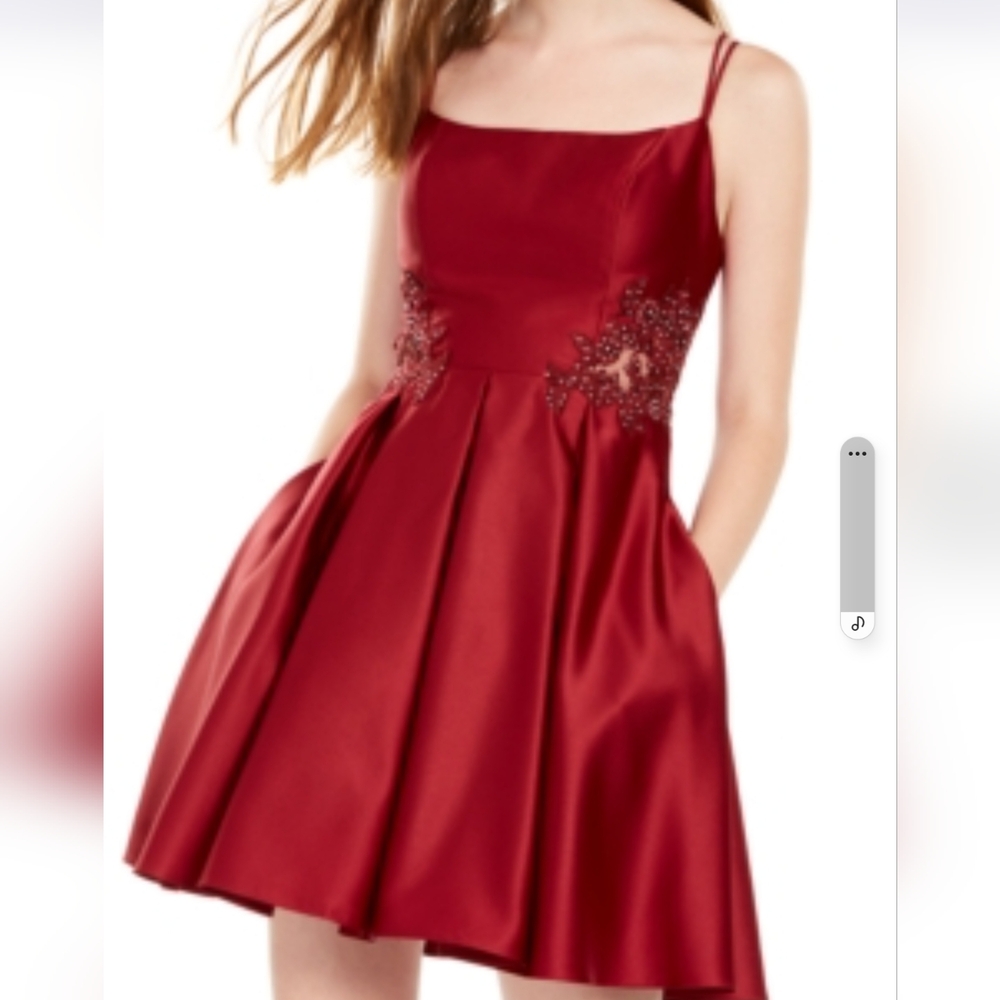 NWT BLONDIE Elegant BurgundyDress
